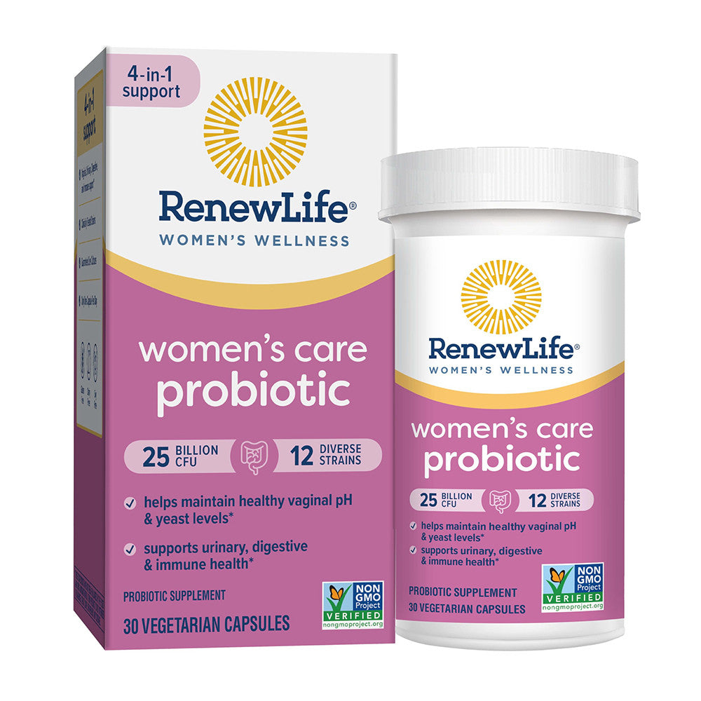 Renew Life Ultimate Flora Womens Care Probiotic Vegetarian Capsules, 30 Ea